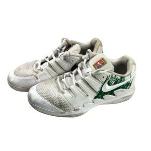 Nike Court Vapor X White Green Junior Youth size 6 Tennis Sneaker Shoe AR88151-1
